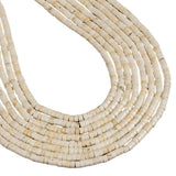180 Pcs 2x4mm White Turquoise Stone Bead Heishi Disc Gemstone DIY Beads for Bracelets Jewelry Making Crafts