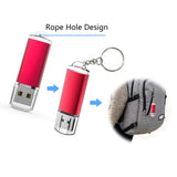 RAOYI 10PCS 8G USB Flash Drive USB 2.0 Memory Stick Bulk Thumb Drive Pen Drive Jump Drive-Red