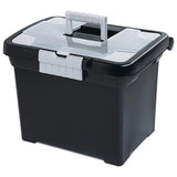 STERILITE Portable File Box, Black (ST18719004)