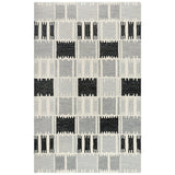 Alora Decor Rivera 8'9' X 11'9' Gray/Ivory/Charcoal Hand-Tufted Area Rug