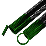 Heavy Duty 120 lb Garage Door Extension Springs (2-Pack) - Double-Looped Design with Precision E-Coating for Enhanced Durability