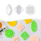 Xaekicr Polymer Clay Cutters Set - 3PCS Decorative Clay Cutters for Polymer Clay Jewelry, Carved Pattern Clay Earring Cutters Sh