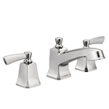 Moen Conway Chrome Two Handle Widespread Bathroom Sink Faucet with Valve Included, 84926