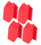 Mytee Products (50 Pack V Edge Protectors Flatbed, 8 x 12, Red | Vee Shaped Plastics Corner Protectors for Cargo Loads | Tie Dow