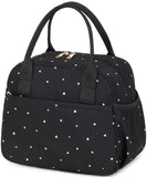 CAMTOP Lunch Box for Women Insulated Lunch Bag Lunchbox Cooler Thermal Leakproof Quilted Reusable Lunch Tote Bag for Work School