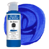 DA VINCI PAINTS Professional Artist Fluid Acrylic Paint, Cobalt Blue, 4oz