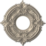 Ekena Millwork CMP10ATCSV Attica Thermoformed PVC Ceiling Medallion (Fits Canopies up to 4 1/8), 10OD x 3 1/2ID x 3/4P, Metallic