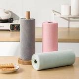 SKYWORK Microfiber Cloth on a Roll Tear Away Cleaning Towels Reusable and Washable Cloths for Car, House, Garage or Kitchen, 2