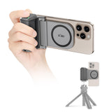 KIWIFOTOS for iPhone Magsafe Camera Grip Magnetic Phone Handle with Bluetooth Remote & Tripod Mount Adapter for iPhone 17 16 Pro