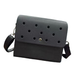 Merishopp Eva Beach Bag Shockproof Creative Flap Purse For Travel Birthday Gift Street Black