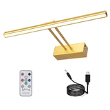 RAIFOOLLY Picture Light,5000mAh Rechargeabl Art Lights for Paintings,Remote 16 Display Accent Lighting with Timer and Dimmable f