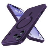 Maozis Magnetic Shockproof for iPhone 17 Pro Case,Upgraded[Camera Protection][Compatible with Magsafe][Non-Slip][Mil-Grade Prote
