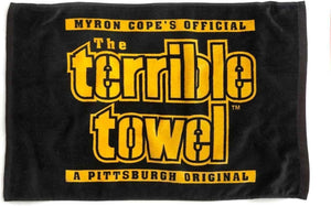 Alberts Gifts Myron Cope's Official Terrible Towel - Black