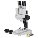 AMSCOPEKids SE100YLED Kids Student Home School Portable LED Stereo Microscope 20X & 30X