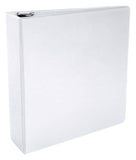 School Smart Polypropylene D-Ring Binder, 3 Inches, White
