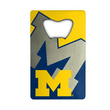 FANMATS 62582 Michigan Wolverines Credit Card Style Bottle Opener - 2x 3.25