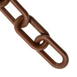 Mr. Chain HeavyDuty Plastic Barrier Chain, Brown, 2Inch Link Diameter, 500Foot Length (51010500)