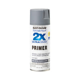 RustOleum 334017 Painters Touch 2X Ultra Cover Spray Primer, 12 oz, Flat Gray