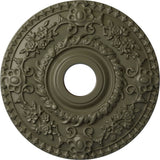 Ekena Millwork CM18ROPTF Rose Ceiling Medallion, Painted Turtle