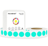 PALAIBEIQI 1/2 Inch Dot Stickers,0.5 Inch Removable Round Sticker Labels,Waterproof,Oil Proof,Easy to Apply,for Preschoolers,Sma
