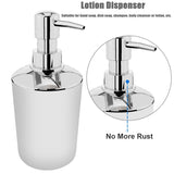 6 Piece Bathroom Accessories Sets,Bathroom Set 6 Pieces Plastic Lotion Dispenser,Toothbrush Holder,Bathroom Tumblers,Soap Dish,T