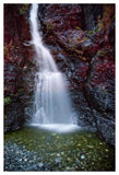 Waterfall In Creek Along Gold River Highway, Vancouver Island, Canada-Paper Art-34,,X50,,