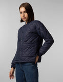Fyltr Women'S Winter Puffer Jacket With Patch Pockets - Stylish Boxy Fit | Full Sleeves | Extended Placket | Snap Button | Casual Winterwear For Women,Every Ebony,Every Ebony,M