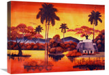 Palms Way-Canvas Art-24X18