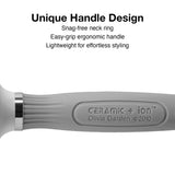 Olivia Garden Ceramic and Ion Turbo Vent 100% Boar Bristle Round Hair Brush CI-BR (4 1/2")