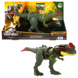 Mattel Jurassic World Gigantic Trackers Action Figure, Sinotyrannus Dinosaur Toy with Attack Motion & Tracking Gear