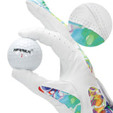 wosofe Golf Gloves for Women Ladies Soft Leather Accessories Breathable for Non Slip 1 Pair