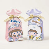 ZIBUYU 50pcs Cartoon Drawstring Treat Bags 23x15x6cm Party Favors