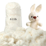 Wesnoy 50g/0.11lb Cotton Stuffing for Stuffed Animals Soft Pillow, Natural Cotton Fiber Filling Batting, for Toys, Cloud Decorat