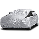 Titan Premium Multi-Layer PEVA Car Cover for Large Sedans 203-212. Waterproof, UV Protection, Anti-Scratch Protective Lining, Dr