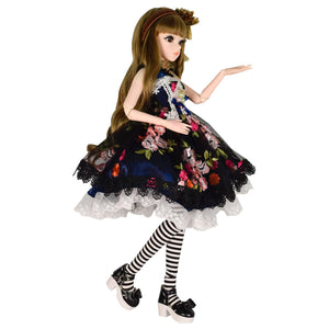 Proudoll 1/3 BJD Doll 60cm - 24 Princess Maud SD Ball Jointed Dolls, Customized Doll Body with Clothes Outfit Set