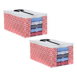 Prettykrafts Shirt Cover For Storage Organizer Garment Cover Foldable Clothes Storage Bags For Wardrobe/Closet Organiser, (Set O