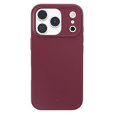 VELVET CAVIAR Case for iPhone 17 Pro | Compatible with MagSafe | 10ft Drop Tested | Smooth SatinShield Finish | Burgundy 1990