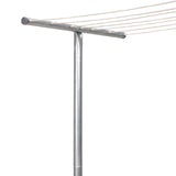 Household Essentials Steel Outdoor Clothesline Single T-Post, Silver