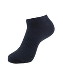 Jockey 7097 MenS Compact Cotton Stretch Low Show Socks With Stay Fresh Treatment_Black_Free Size