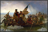Emanuel Leutze Washington Crossing The Delaware River 1851 Oil On Painting Cool Wall Art Print Poster 24x16