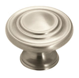 Amerock | Cabinet Knob | Satin Nickel | 15/16 inch (33 mm) Diameter | Inspirations | 10 Pack | Drawer Knob | Cabinet Hardware