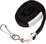 Advantus 75404 Deluxe Safety Lanyards, J-Hook Style, 36-Inch Long, Black, 24/Box