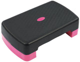 Fitvids 18 Workout Aerobic Stepper Step Platform with 2 Risers, Lightweight Portable Step Up Platform Trainer, Adjustable Height