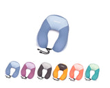 Aeralux Dream Series Travel Pillow, Neck Pillow Ultra Soft 100% Pure Memory Foam Ideal For Flights & Road Trips (Ird 03 Blue)