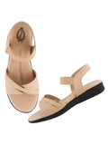Shoetopia Women'S Snd-6161 Beige Heeled Sandal-7 Kids Uk (Snd-6161-Beige)-Eu40,Beige,7,B0D8QF629B
