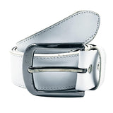 Exotique MenS White Casual Genuine Leather Belt(Bm0003Wt2Xl)