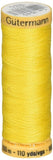 Gutermann Natural Cotton Thread 110 YardsCanary Yellow