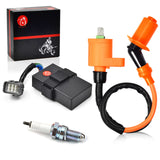 CDI Box and Ignition Coil Spark Plug Kit compatible with Honda FourTrax 300 TRX 300 TRX 300FW 2x4 4x4 1998 1999 2000 30400-HM5-5