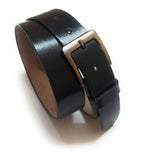 Xxxl Oversize Plus Size Formal Casual Genuine Leather Belt Black