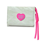 Zoomella Short Purse Creative Storage Case Portable Wallet For Traveling Party Dating Light Green
